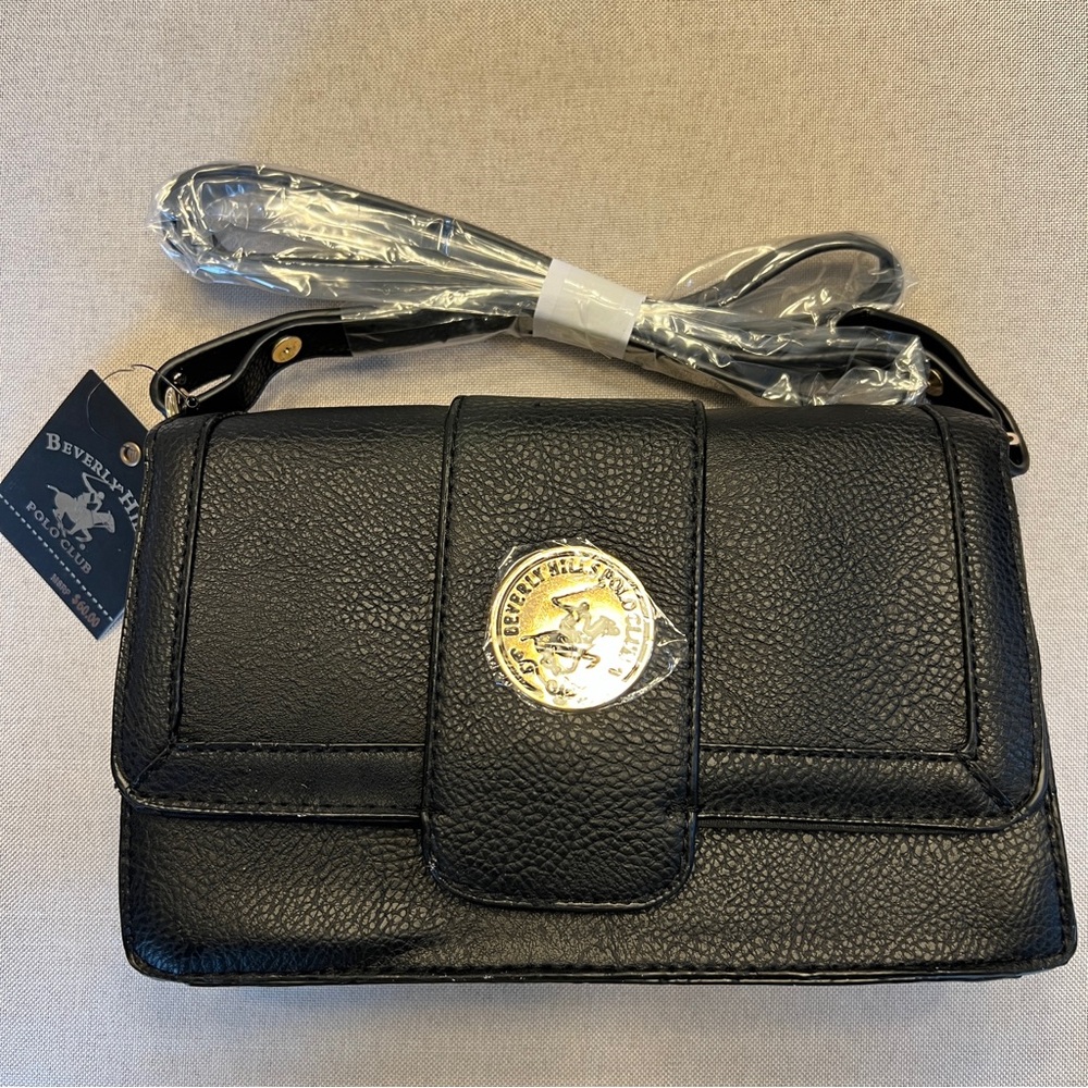 Beverly Hills Polo Club Black Crossbody Bag